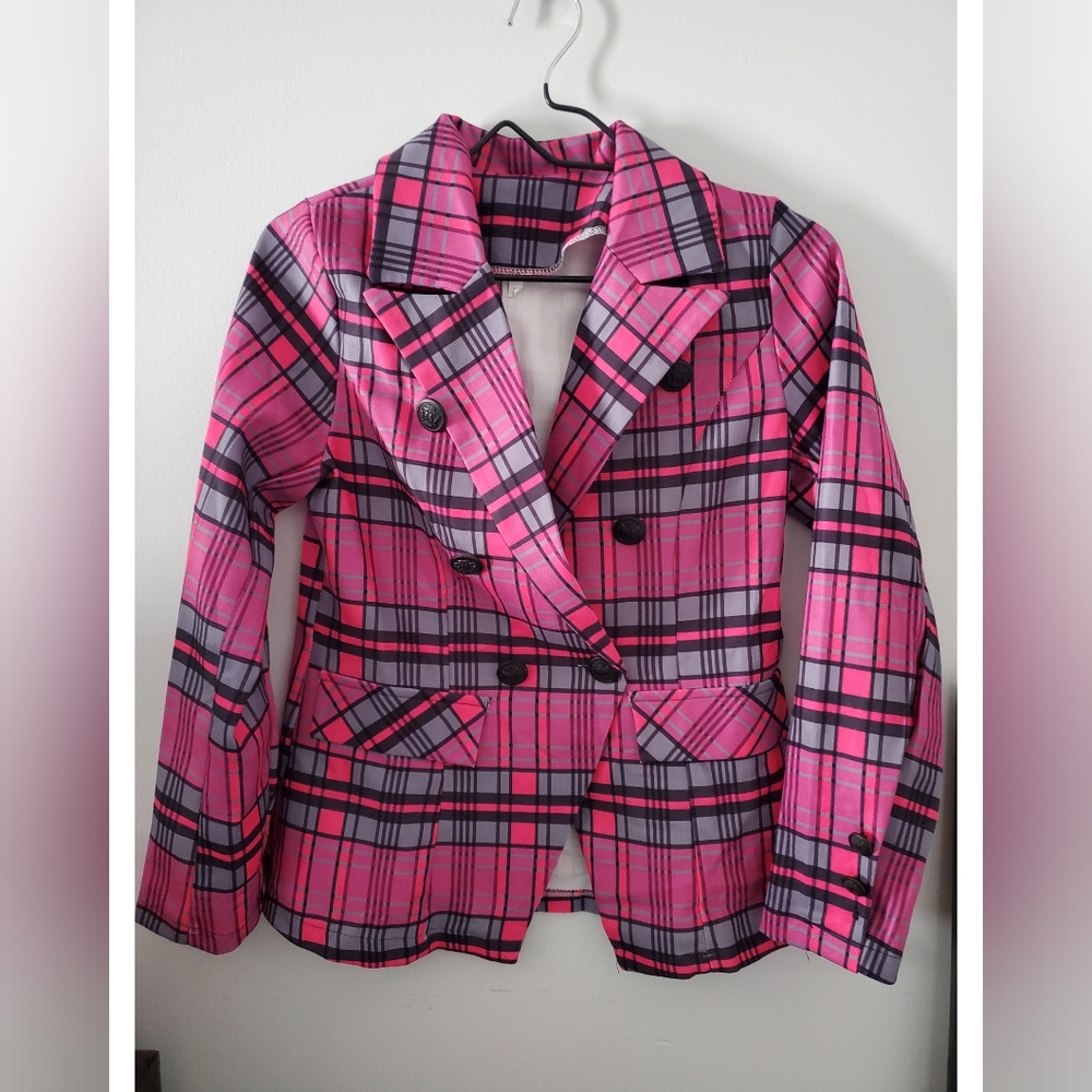 Plaid blazer